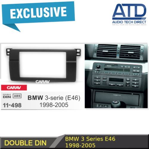 178mm Doble Dos Plástico Radio Caja Panel Para BMW 3-series E46 | eBay