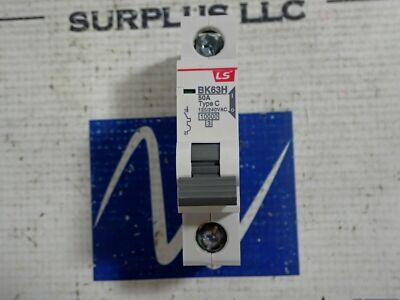 NEW LS ELECTRIC 1 Pole C50A C Curve Din Rail breaker 50 amp 10kA 120/240v BK63H 
