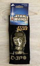 Star Wars C-3PO Socken Größe 6 - 11 offizielle Episode II AOTC sehr selten - neu mit Etikett 2002