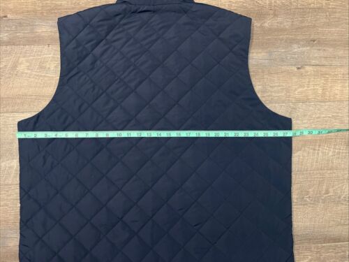 Brooks Brothers Vest Mens Size 2XL Quilted Full Zip Navy - NWOT - Picture 9 of 10
