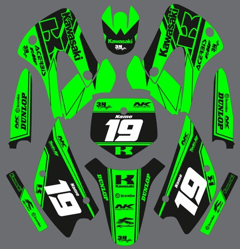UFO Restyle Graphic Kit for 1998-2013 Kawasaki KX85 KX 100 KX 85 100 Decals
