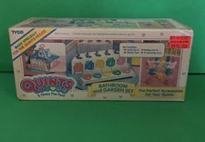 1990 QUINTS “BATHROOM AND GARDEN SET NIB BY TYCO