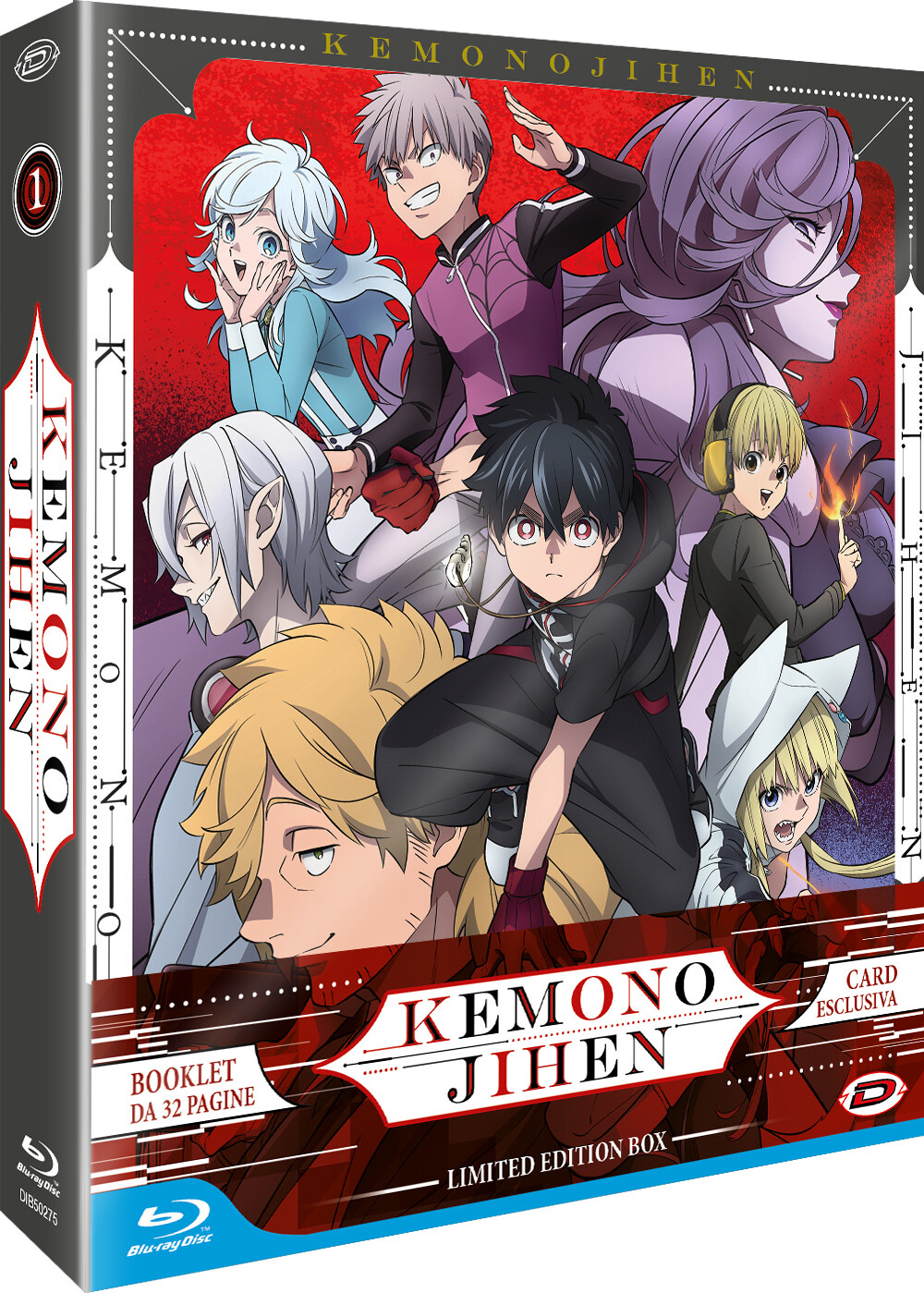 Blu-Ray Kemono Jihen - Box Set (Eps 01-12) (3 Blu-Ray) (Limited Edition)