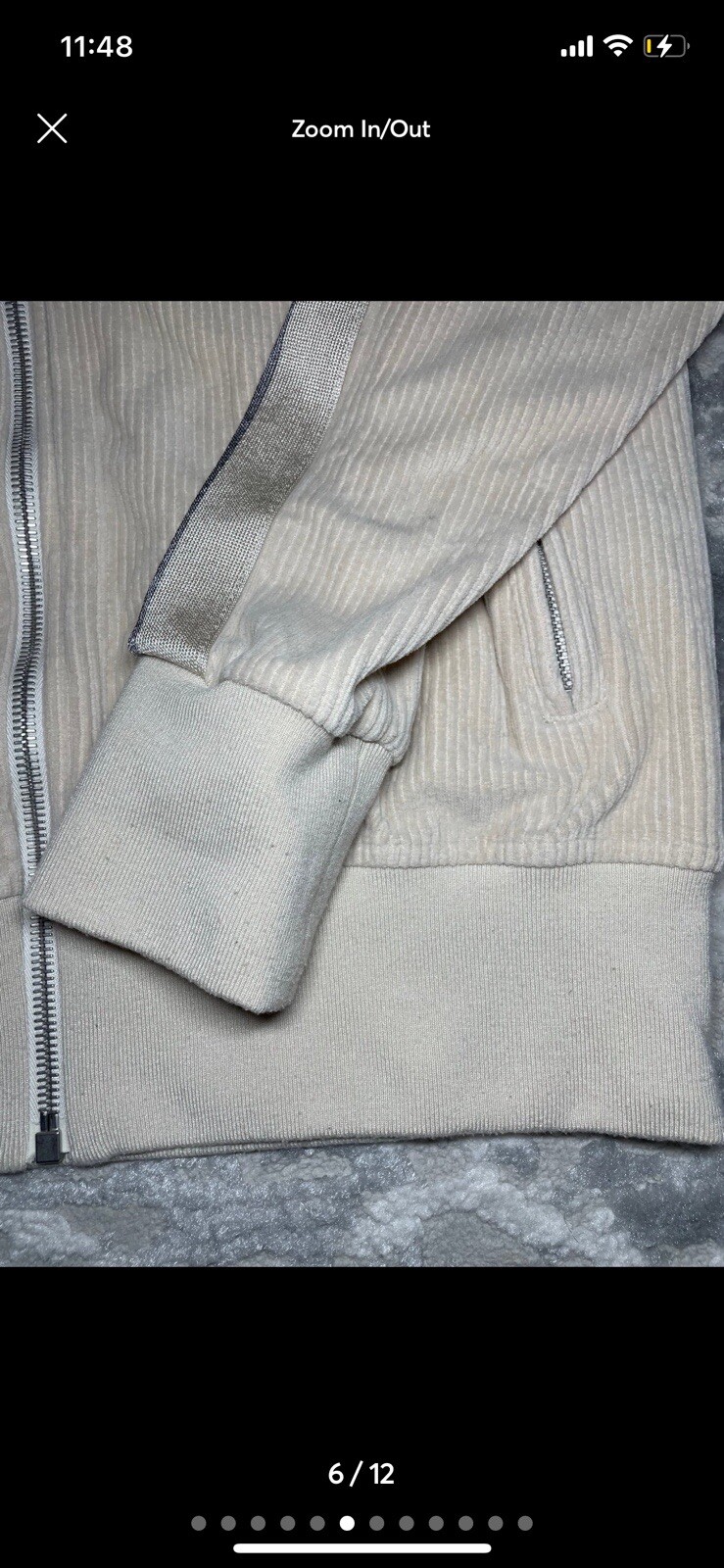 RARE Palm Angels Logo Printed Corduroy Track Jacket SIZE small image 6