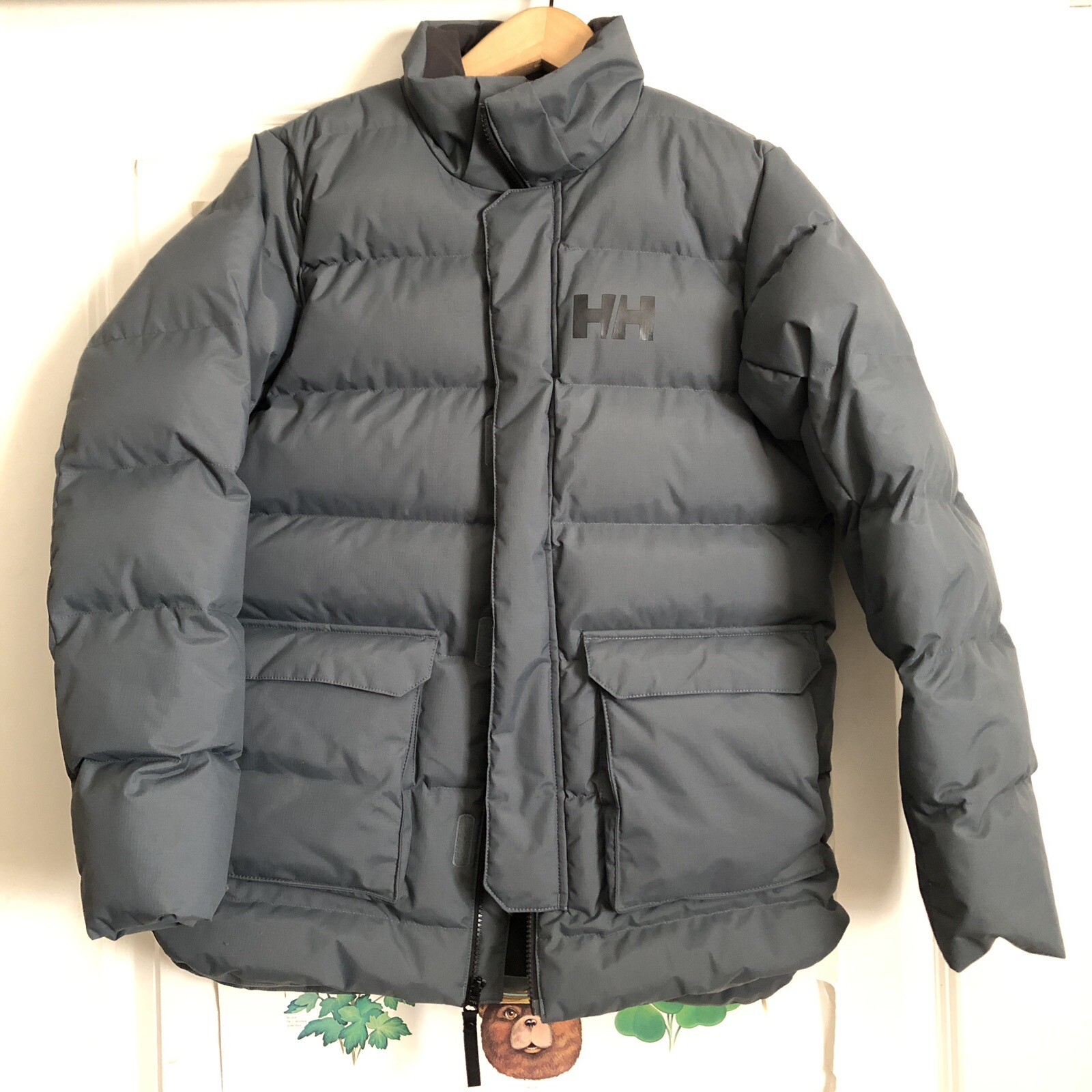 Helly Hansen Puffer Jacket Medium Gray Goretex 16… - image 1