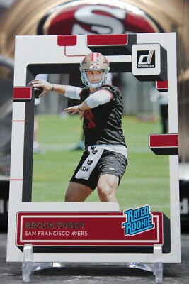 Donruss Football 2022 Rated Rookie RC Brock Purdy No.374 San Francisco 49ers