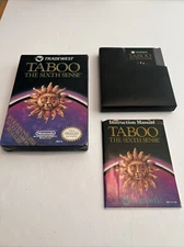 Taboo The Sixth Sense Nintendo NES w/manual - Fast Free Shipping!