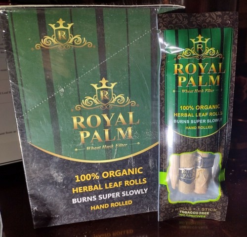 Royal Palm Organic Herbal Leaf Rolls King 110mm 3/2ct Packs