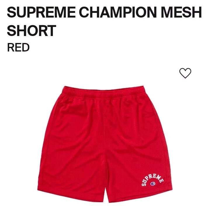 Size L - Supreme x Champion Mesh Shorts (Red)(SS24) | eBay Size L - Supreme x Champion Mesh Shorts (Red)(SS24) | eBay