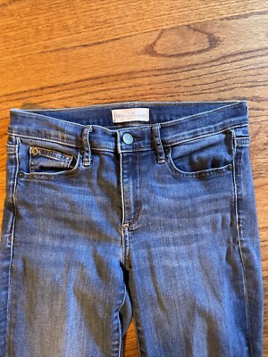 Gap 1969 Real Straight Jeans Medium Wash Stretch Low Rise Blue