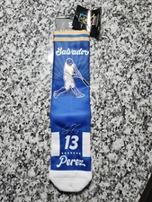 Genuine MLB MERCHANDISE Salvador Perez Kansas City Royals 13 Unisex M/L Socks