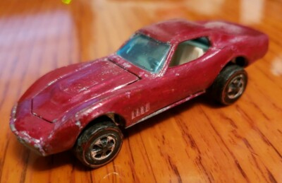 Mattel Hot Wheels Red Line 1967 Custom Corvette Hong Kong Metallic