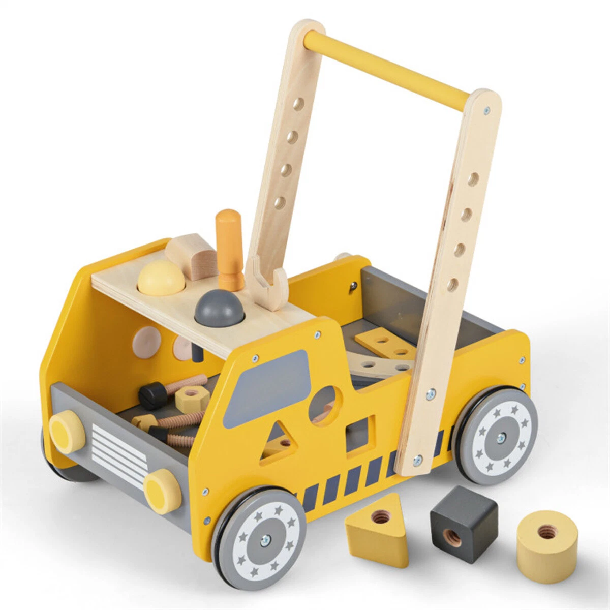 Wooden Baby Walker with Multi-Fun Tool Bench
Opens in a new window or tab