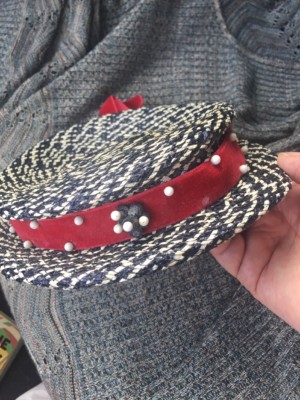 Antique Darling Hat By Valerie rockabilly, square dance