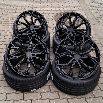 19 Zoll Felgen RW03 für Skoda Kodiaq Yeti Karoq RS 57,1 5x112 mit ABE  Schwarz