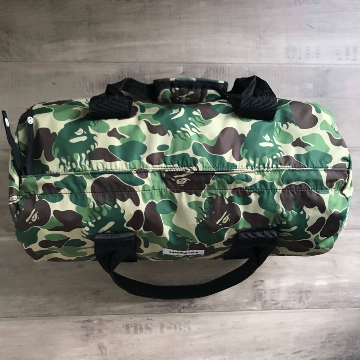 【A・BATHING APE】ABC CAMO BOSTON BAG Vintage 90s Bape A Bathing Ape ABC Camo Boston Bag Orange