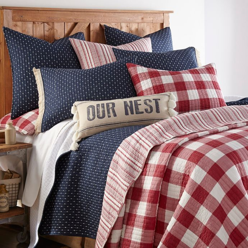 Bee and Willow Home Sawyer Pillow Sham - Red - Size: Standard