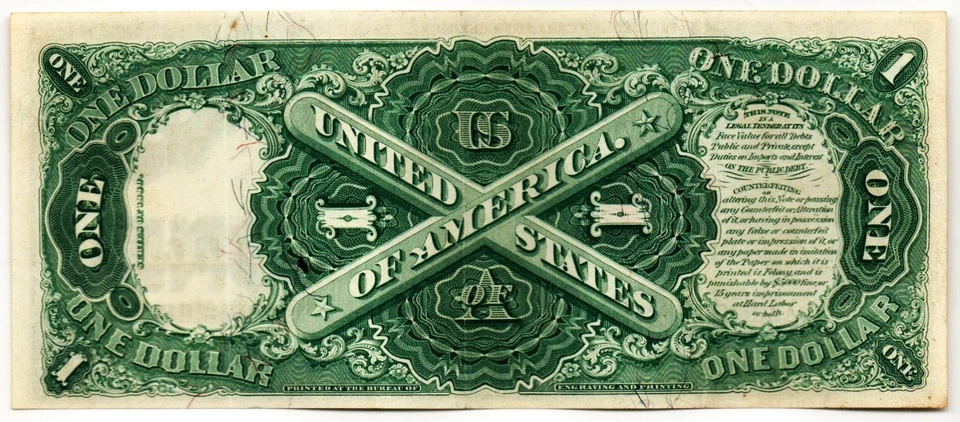 Fr. 35 1880 Legal Tender. Very High Grade - Image 2 of 2