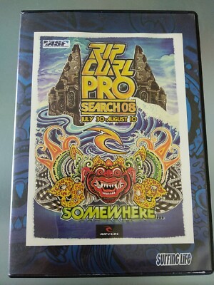 RIP Curl Somewhere Pro Search 08 Rare Surfing DVD