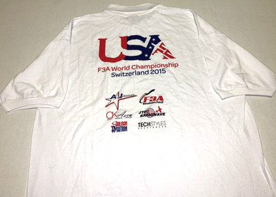 USA F3A World Championship Switzerland Model Aircraft 2015 Polo Shirt New XXL 2X