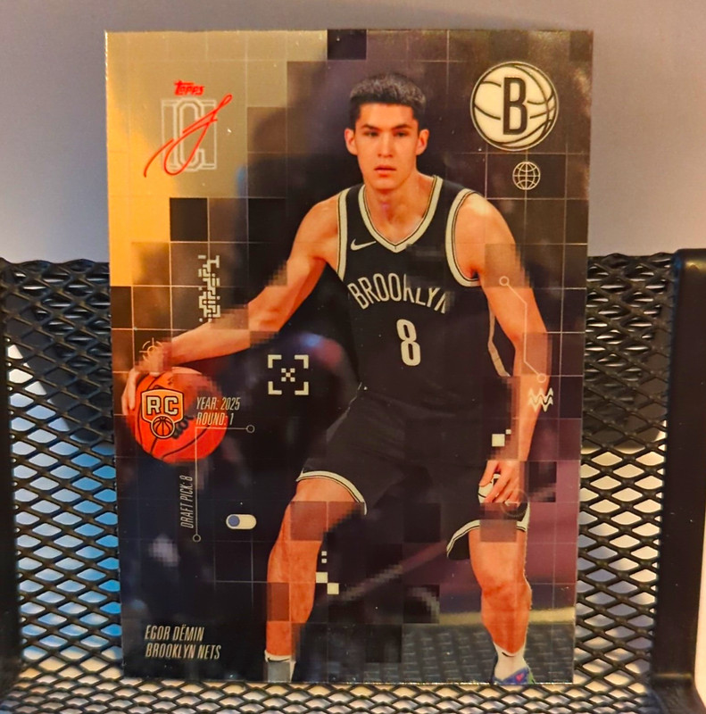 Topps 2025-26 Signature Class After Image Rookie Egor Demin Brooklyn Nets #AF-8