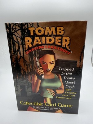 Tomb Raider CCG Starter Game Cards  Never Played
