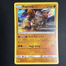 Regirock SM74 Prerelease Holo Promo Sun & Moon Crimson Invasion Pokemon NM/LP on eBay