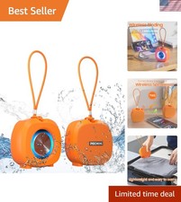 Outdoor Waterproof Bluetooth Speaker - RGB Lights, Durable  Powerful Sound