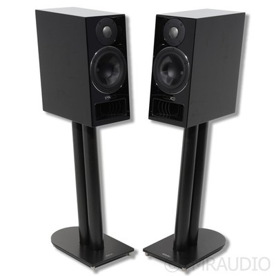 PMC twenty5 22i Bookshelf Speaker Pair w/Stands; High Gloss Black