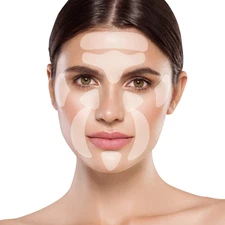 Facial Wrinkle Smoothing Patches, anti Wrinkle Face Strips, Set of 256Pcs Reusab