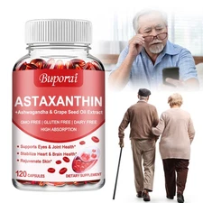 Astaxanthin 24mg - Heart and Cardiovascular Health, Support Antioxidant Activity