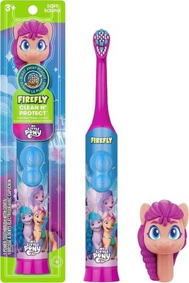 Clean N' Protect My Little Pony Power Toothbrush with 3D 3 Piece Set