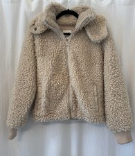 Abercrombie Fitch Sherpa Jacket Removable Hood Women S