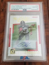 Chris Godwin 2017 Donruss The Elite Series Rookie Auto Card - #069/399 - PSA 10