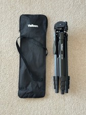 Velbon EX-640 Black Aluminum Camera Tripod 170cm with Pan/Tilt Head