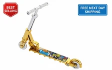 Gold Mini Two Wheel Toys Tiny Fingerboard Scooter