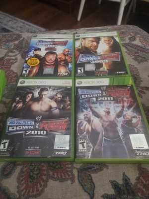 Lot Of 4 WWE SmackDown vs. Raw  2008-2011(Xbox 360)+ 2 Bonus