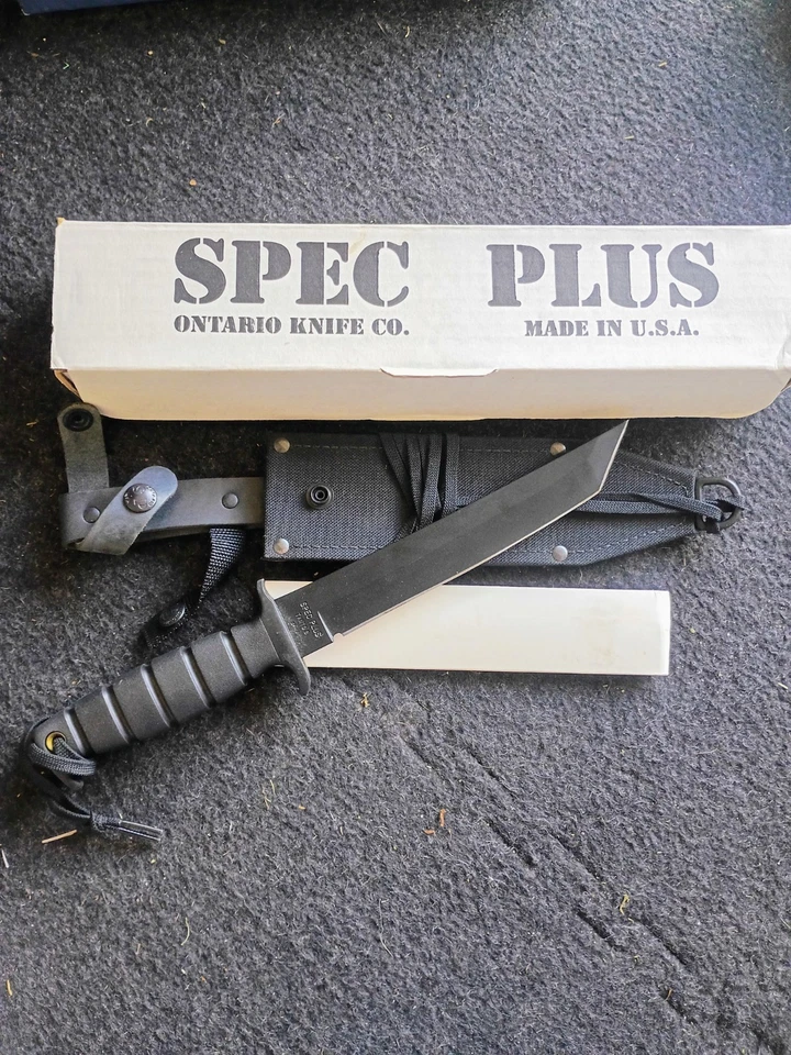 Ontario OKC SP13 Tanto 8 Spec Plus Military Combat Tactical Knife Made In USA - Image 4 of 4