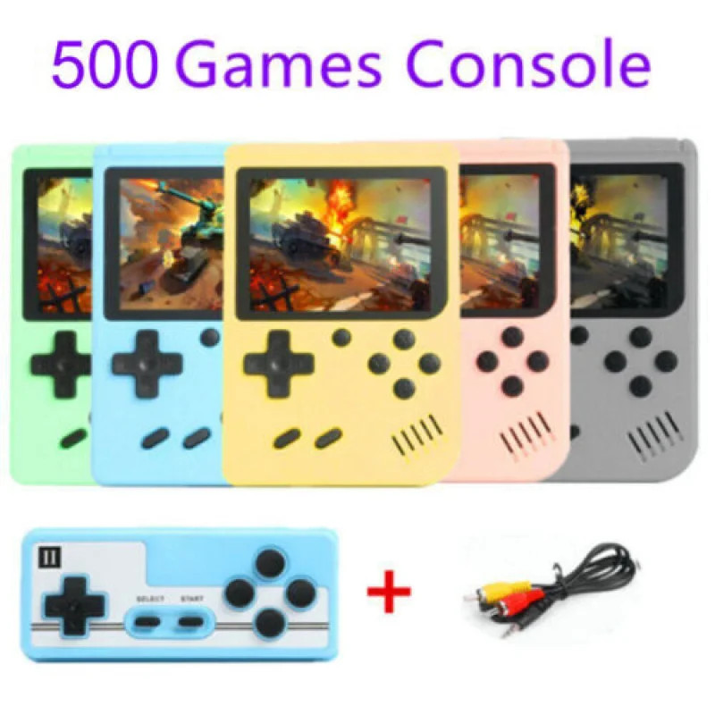 Built-in 500+ Classic arcade retro games Console for TV 5 inch Video Game Handhe
