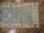Bohemian Rug, Oushak Turkish Ushak Rug,Contemporary Design Rug 2.7x8 Ft — photo 10
