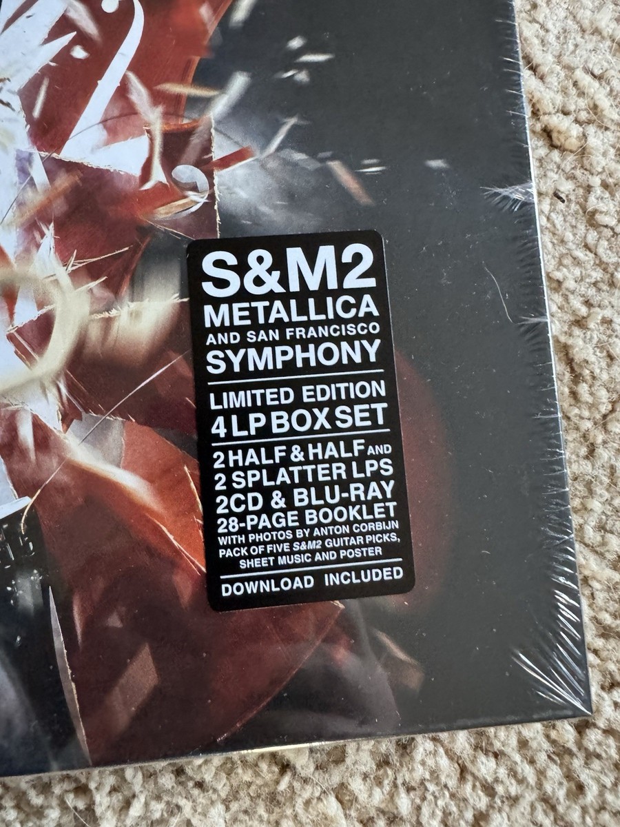 Metallica S&M2 Limited Edition Box Set New Sealed 4lps 2cds Blu