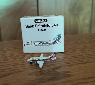 Schabak 1:600 Saab Fairchild SF-340 Diecast Model Aircraft