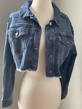 Wild Fable Cropped Denim Jacket Size XS