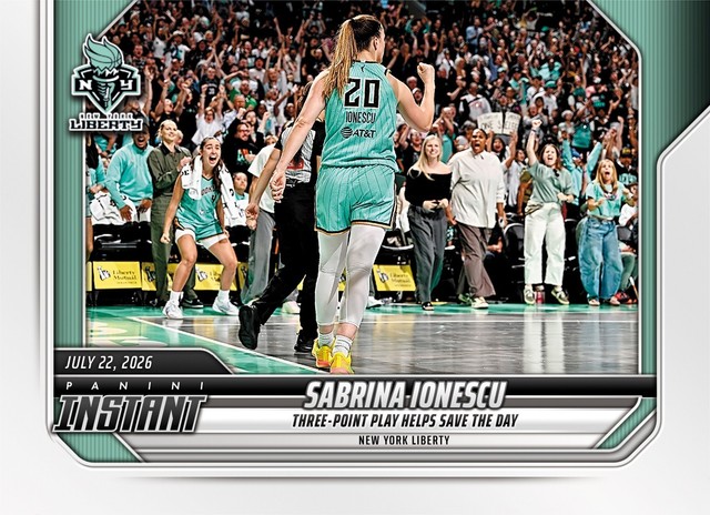 2026 Panini Instant WNBA Sabrina Ionescu #258 ~ New York Liberty ~ PR 75