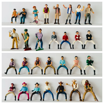 Schleich Menschen Mädchen Frau Mann Reiter für Pferde Western Personen Figuren
