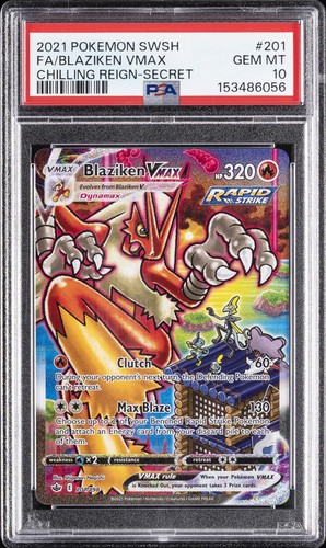 Blaziken VMAX graded PSA 10 for sale on eBay