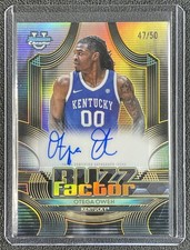 OTEGA OWEH 2025-26 BOWMAN CHROME #BZA-OO BUZZ FACTOR GOLD REFRACTOR AUTO 47/50