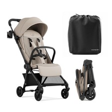 Stroller Lightweight Carbon Fiber Carry On Khaki Mompush Nexis Travel