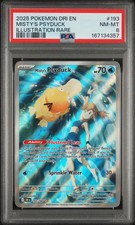Misty's Psyduck 193/182 PSA 8 Destined Rivals Illustration Rare Pokemon NM/MINT on eBay