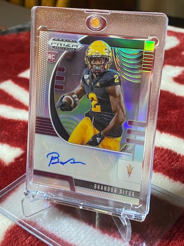 Brandon Aiyuk Auto 2020 Panini Prizm Draft Picks